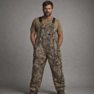 Liberty Overalls Camouflage Mens 40 Regular Hunting Cargo Pockets Drawstring